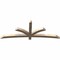 Ekena Millwork Davenport Smooth Timber Gable Bracket, Douglas Fir, 84"W x 31"H x 3 1/2"D x 3 1/2"F, 9/12 Pitch GBW084X31X0404DAV00SDF - alternate 3